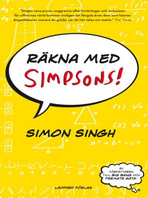cover image of Räkna med Simpsons!